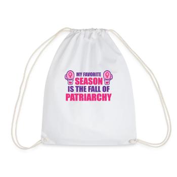 Feminism Empowerment Pro-choice Pro Abortion - Drawstring Bag - white - Front