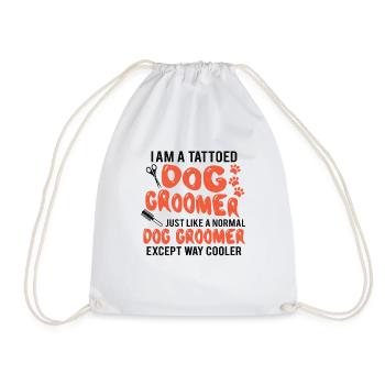Dog Care Puppies Dog Groomer Dog Sitter - Sac de sport léger - blanc - Devant