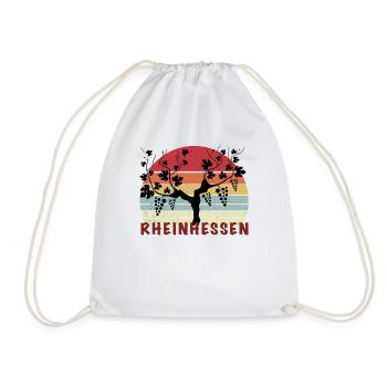 Shirt Rheinhessen - Mainz -T-Shirt Rheinhessen - Turnbeutel - Weiß - Vorne