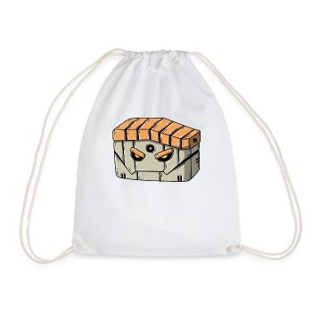 Cyborg Japanisch Sushi Monster Cyber Punk Cyber Ge - Turnbeutel - Weiß - Vorne