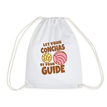 Humour espagnol Conchas Pain mexicain - Sac de sport léger - blanc - Devant