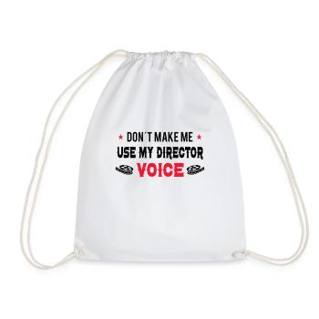 writer producer actor director filmmaker - Turnbeutel - Weiß - Vorne