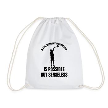 Basketball Club Basketball Basketball Lovers - Drawstring Bag - white - Front