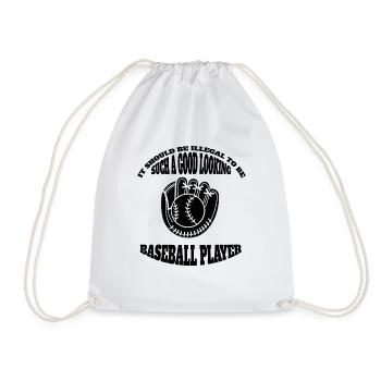 Baseball Baseball Lover Cadeau Jeu de baseball - Sac de sport léger - blanc - Devant