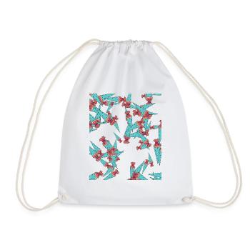 School Bag Enrollment Gift - Drawstring Bag - white - Front