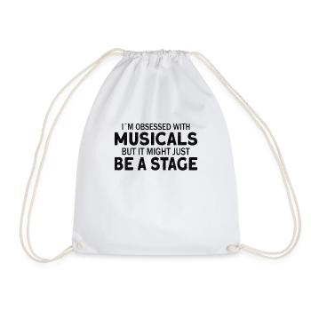 Theatre teacher Drama teacher - Drawstring Bag - white - Front