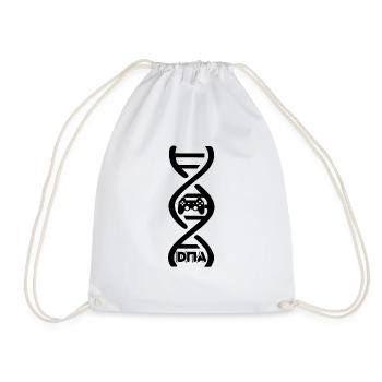 Gaming is my DNA gaming controller - Drawstring Bag - white - Front