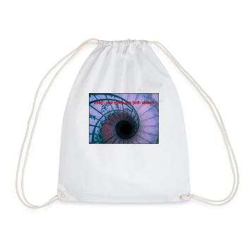 Anemoiacore Aesthetic Border Space Weirdcore - Drawstring Bag - white - Front
