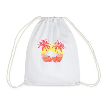Emu Bird Summer Sunset de los 80 Palma - Sac de sport léger - blanc - Devant