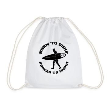 Surf surf moniteur planche de surf - Sac de sport léger - blanc - Devant