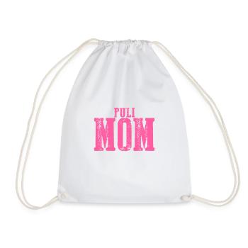 Puli maman Chien - Sac de sport léger - blanc - Devant