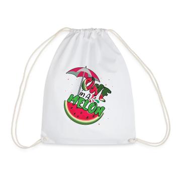 One In Watermelon Beach 2022 Tropical Hello Summer - Turnbeutel - Weiß - Vorne