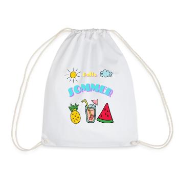 Summer Vibes Paradise Summer Sun Holiday Beach - Sac de sport léger - blanc - Devant
