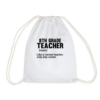 Instructeur humoristique Professeur Éducateur Tuteur - Sac de sport léger - blanc - Devant