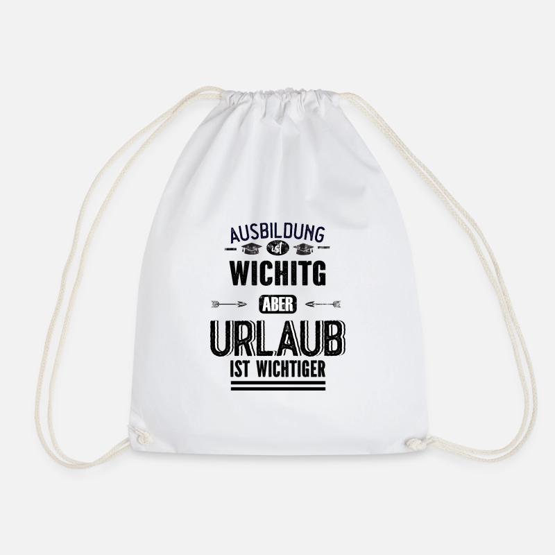Lustiges Sprüche Design Humorvoll Cooler Spruch - Turnbeutel - Weiß