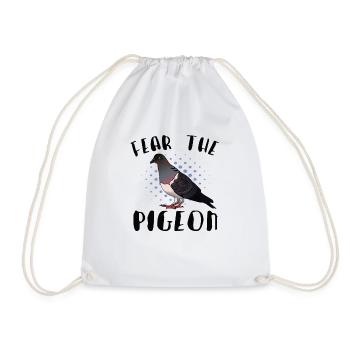 Pigeon Pigeon Racing Pigeon Racer Pigeon Keeper - Drawstring Bag - white - Front