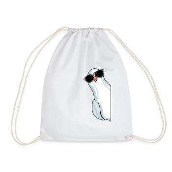 Pigeon fanciers gift men carrier pigeon pigeon - Drawstring Bag - white - Front