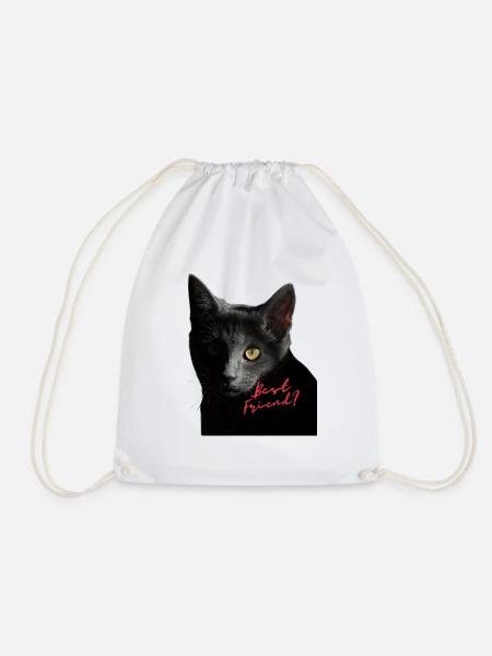 T-Shirt für Katze Lieber - Turnbeutel - Weiß