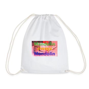 Always Mandolin - Turnbeutel - Weiß - Vorne