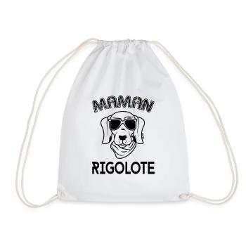 Tshirt femme Maman Rigolote - Sac de sport léger - blanc - Devant