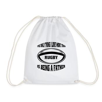 Rugby Rugby Coach Father Rugby Player Rugby Team - Drawstring Bag - white - Front