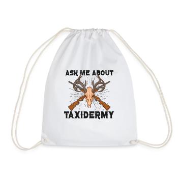 Drôle de taxidermiste taxidermie trophée de chasse - Sac de sport léger - blanc - Devant