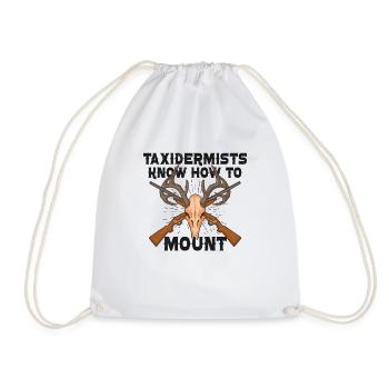 Drôle de taxidermiste taxidermie trophée de chasse - Sac de sport léger - blanc - Devant