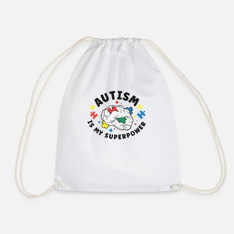 Autism Awareness Autism Disease Autistic Gift - Turnbeutel - Weiß