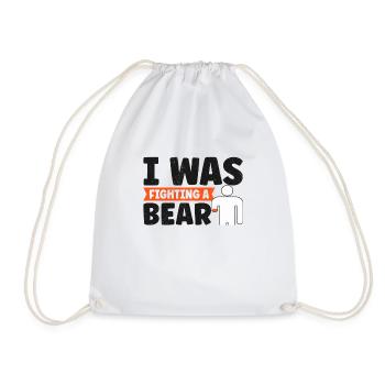 Hand Arm Amputee Assembly Required Amputation - Drawstring Bag - white - Front