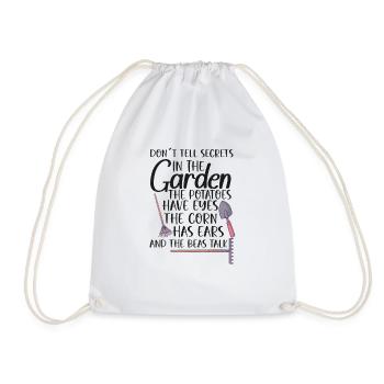 Jardinage Plantes Jardinier Plantation Nature Cadeau - Sac de sport léger - blanc - Devant