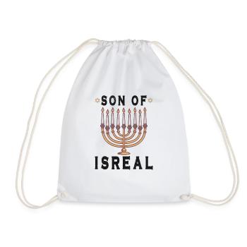 Israelite Jew Israelite Heritage Jewish Israel Jew - Drawstring Bag - white - Front
