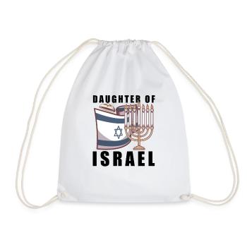 Israelite Jew Israelite Heritage Jewish Israel Jew - Drawstring Bag - white - Front