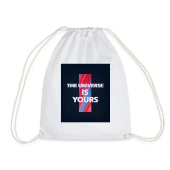 The universe is yours - Turnbeutel - Weiß - Vorne