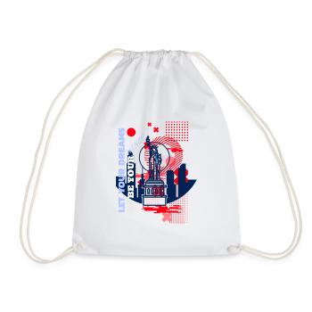 Rêve américain - Sac de sport léger - blanc - Devant
