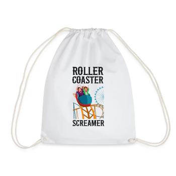 Roller Coaster Roller Coaster - Drawstring Bag - white - Front