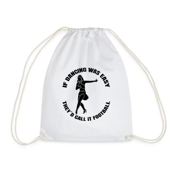 Dancing Hobby Dancer Sport Gift Dance Sport - Drawstring Bag - white - Front