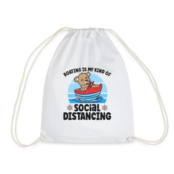 Voilier Voilier Bateau Kid Enfant Yacht Bateau - Sac de sport léger - blanc - Devant