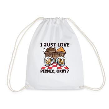 Picnic Lover Pique-Panier de nourriture Date de pique- - Sac de sport léger - blanc - Devant