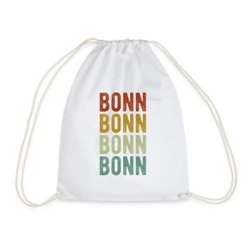 Bonn City Retro Vintage - Sac de sport léger - blanc - Devant