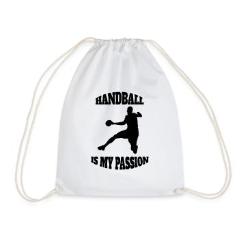Club de handball Joueur de handball Handballeur Handballer Handballer - Sac de sport léger - blanc - Devant