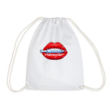 Plastic Surgery Meme Botox Filler Surgeon Fun Inje - Drawstring Bag - white - Front