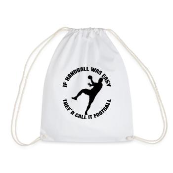 Club de handball Joueur de handball Handballeur Handballer Handballer - Sac de sport léger - blanc - Devant