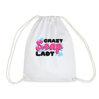 Fabrication de savon Fabrication de savon Savon fou - Sac de sport léger - blanc - Devant