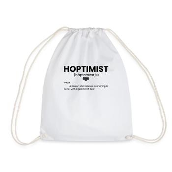 Houblon humoristique Boissons alcoolisées Fan Crafting - Sac de sport léger - blanc - Devant