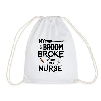 Halloween Witch Witchcraft Magic Magic Magic Magice Costume - Drawstring Bag - white - Front