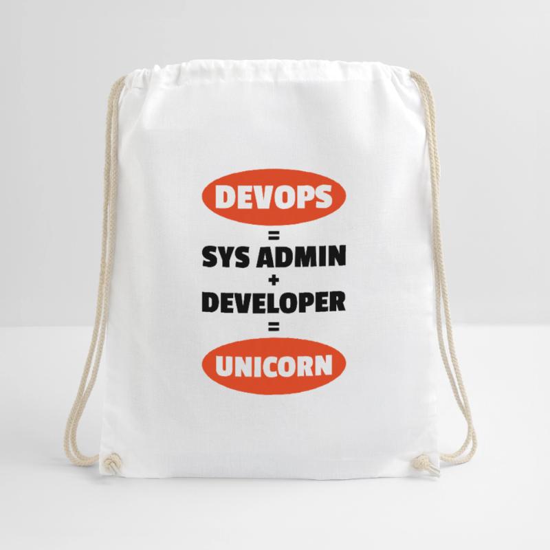 Sys-Admin Developer Devops Engineer Drawstring Bag