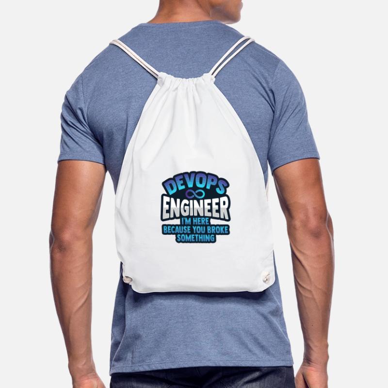 Sys-Admin Developer Devops Engineer Drawstring Bag