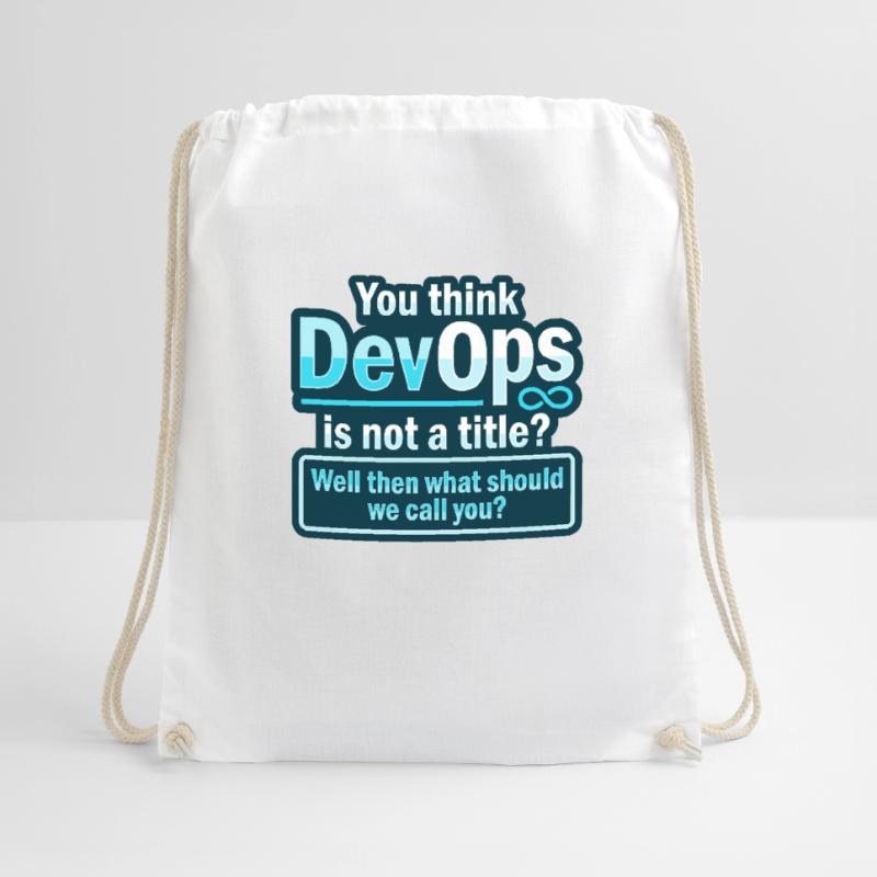 Sys-Admin Developer Devops Engineer Unicorn Drawstring Bag