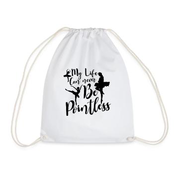 Ballet Ballerine Danse Danse Danse Ballet Cadeau - Sac de sport léger - blanc - Devant