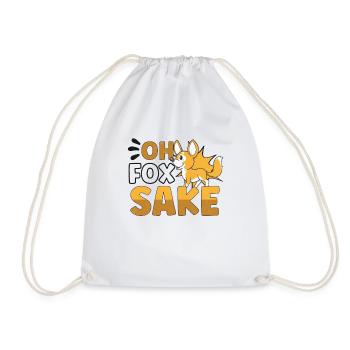 Fox lovers Foxes Love red fox Cuter - Drawstring Bag - white - Front